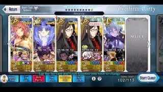 [FGO NA] Amazoness CQ 2t with Space Ishtar and friends