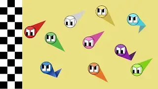 10 Players: ONLY 1 Winner! | Elimination Race Simulation