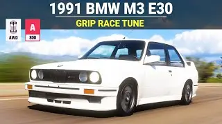 Forza Horizon 5 - 1991 BMW M3 E30, FH5 Grip Race Build, Tune & Customization