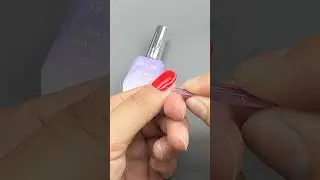 Quickly and easily remove gel polish using peel off base coat #gellen #nails #peeloff