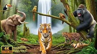 Animals of Amazon 4K | Wild Creatures and Exotic Birds in Stunning Cinematic Footage