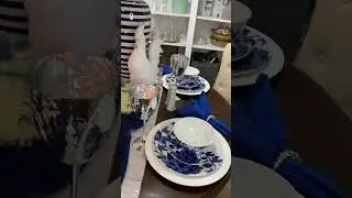 DOLLAR TREE blue and white dishes!  Y&rsquo;all better run and get some!!!