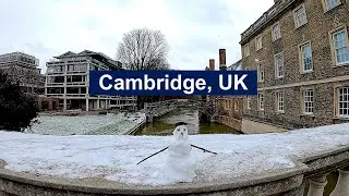 Snow Flurries in the Air | Cambridge, UK