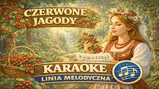 Czerwone Jagody | Linia Melodyczna | Pieśń Ludowa Karaoke