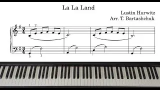 La La Land - Lustin Hurwitz (Arr. T. Bartashchuk) | Piano Cover with Sheet Music