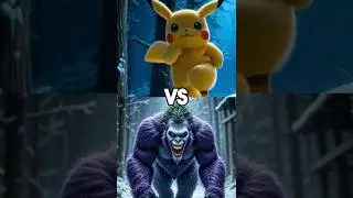 Pikachu vs Joker Animals #pikachu #joker #animals #pokemon