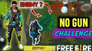 No Gun Challenge- Only Fist Grenade Gloo Wall Use- Hard Challenge For Romeo- Free Fire🙂