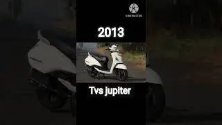 Evolution of TVS Jupiter Scooter (2013~2025) #automobile #short
