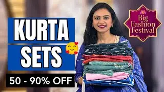Myntra Kurta Set Haul | Myntra Big Fashion Festival 2025