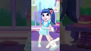 Cinnamonroll cosplay my talking angela 2 #cinnamonroll #cinnamonrollcosplay