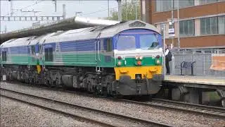 Freight trains at Swindon & Bath spa 16th May 2018