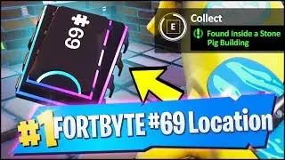 FORTBYTE 69 Location - FOUND INSIDE A STONE PIG BUILDING (Fortnite)
