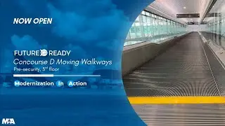 MIA Concourse D Moving Walkways Open