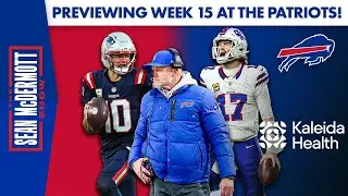Previewing Week 15 Against The Patriots! | Buffalo Bills | The Sean McDermott Show