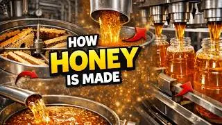 Honey Mass Production: Extracting Millions of Pounds in Factories