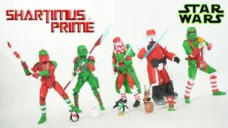 Star Wars Holiday Edition Troopers Hasbro Christmas Themed Action Figure Review