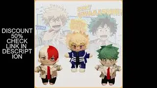Japanese Anime My Hero Academia Plush Toys Cartoon Stuffed Midoriya Izuku Bakugou Katsuki Todoroki S