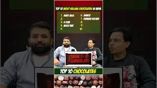 Top 10 Chocolates in India | Best Chocolate in India | Most selling chocolate in India #quizgames