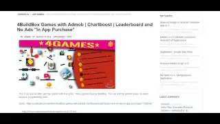4BuildBox Games with Admob Chartboost Leaderboard and No Ads In App Purchase