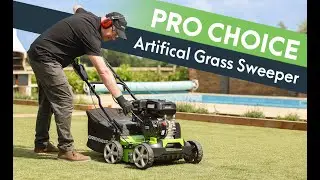 GreenSweep | Pro Series Artificial Grass Sweeper | The Landscapers Choice
