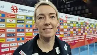Handball EM 2024 EHF EURO Frauen Katrine Lunde Norwegen SPORT4FINAL Video Interview mit Frank Zepp