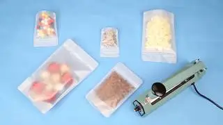Matte Frosted Stand Up Zipper Pouches  |  Crystal Clear Bags Canada