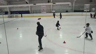 Hockey practice #hockey #practice #ice #icehockey #ahl #nhl #puck #play #work #hockeykid #sports