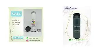 event merch jogja, tumbler jogja | WA O82314464263