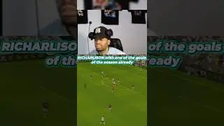 Richarlison amazing bicycle kick goal vs Burnley #burnleyfc #tottenham #shorts #richarlison #epl