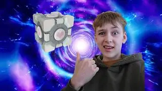Really hard test chamber in Portal *Feat Compation cube*