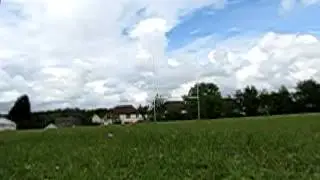 Slow mo rugby penalty goal