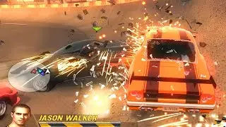 FlatOut 2 - Gameplay | Single Derby, Derby Bowl 1 | car: street class, Speedevil