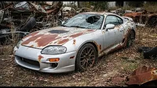 ASMR Car Restoration Full Rebuild of Toyota Supra MK4 1994 from Abandoned Condition to Looking New