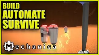 Best New Survival Crafting Automation Game - Mechanica [First Look] - Episode 1