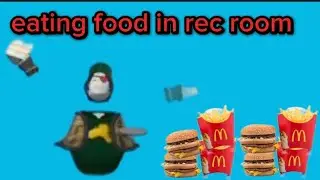 Eating food in rec room