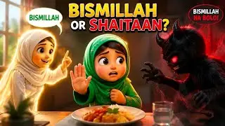 Bismillah and Shaitan | Islamic Moral Story | A Beautiful Islamic Story for Kids | Islamic Cartoon