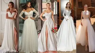 Длинные вечерние платья от дизайнера Jjs House Of The Bride. Самые модные цвета свадебных платьев...