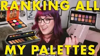 RANKING ALL MY EYESHADOW PALETTES