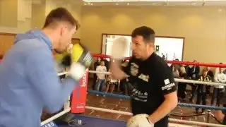RAW POWER - CALLUM SMITH SMASHING THE PADS WITH JOE GALLAGHER AHEAD OF REAL LIFE ROCKY STORY