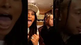 Ciara & Tyga cutting up! New song on livestream