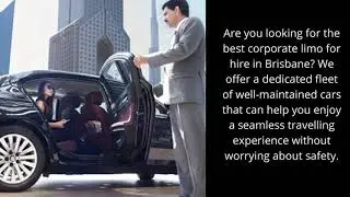 Comfortable Corporate Limo for Hire in Gold Coast at a Reasonable Price
