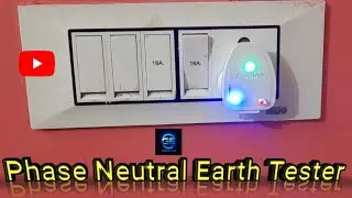Phase Neutral and Earth Tester | Phase Neutral and Earth Testing Tools | earth to neutral voltage