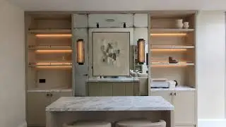 LIVING ROOM  FIREPLACE & BAR UNIT