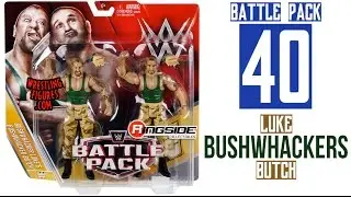 WWE FIGURE INSIDER: Bushwhackers (Luke & Butch) - WWE Battle Packs 40 Toy Wrestling Action Figures