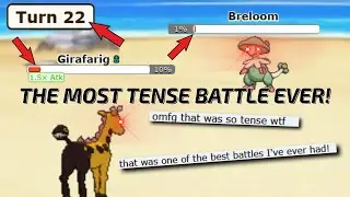 THIS BATTLE WAS SO TENSE! - MONO PSYCHIC TYPE TEAM Pokemon Showdown