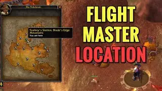 Toshley's Station Flight Master Location (WoW TBC)