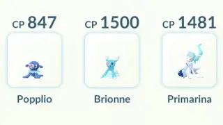 Popplio Evolution Line: Popplio Brionne Primarina | Great League Pok&eacute;mon GO | GBL PvP Battle