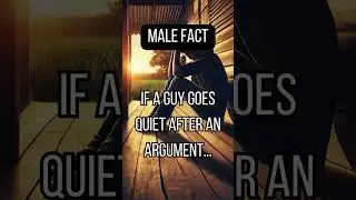 If a guy goes silent after an argument&hellip; Is he overthinking? #shorts #argument