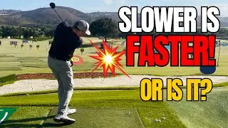 Is a SLOWER Swing Faster?