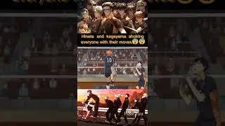 Hintat and kageyma shoking everyine with moves😨😨